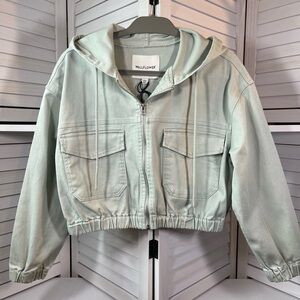 NEW WALL FLOWERS CROP  JACKET